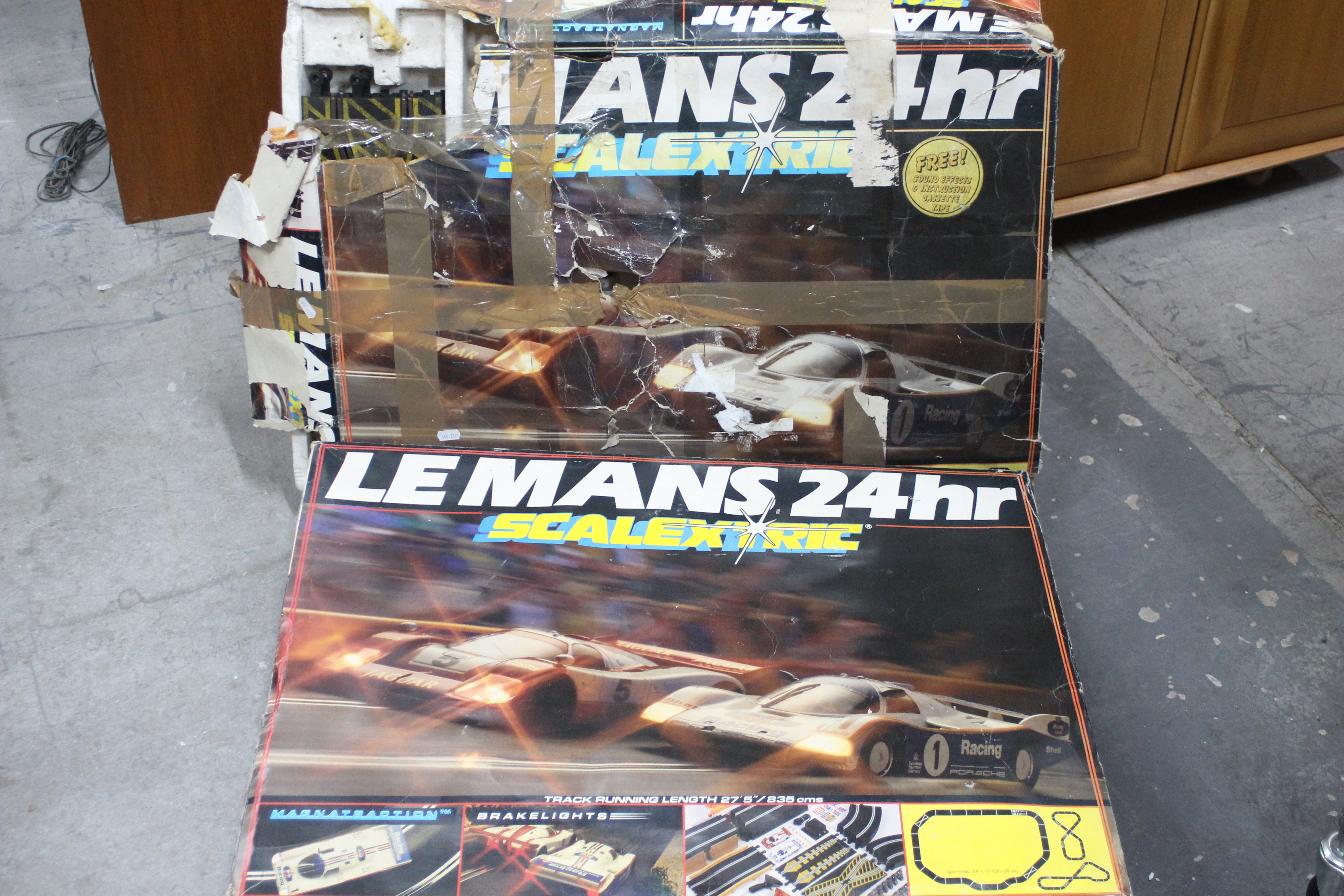 Scalextric - 2 x vintage boxed sets, # C.742 Le Mans 24 Hour set x 2.