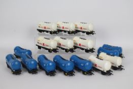 Lima - 16 x unboxed Depressed Centre Tank wagons,