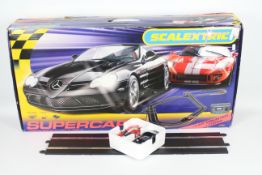Scalextric - A boxed Scalextric Supercars circuit racing set.