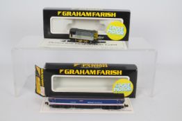 Graham Farish - two N gauge model diesel electric locomotives,