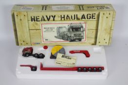 Corgi Heavy Haulage - a 1:50 scale Limited Edition Corgi Heavy Haulage Man King Trailer & Reel Load