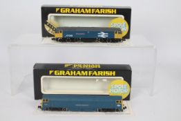 Graham Farish - two N gauge model diesel electric locomotives,