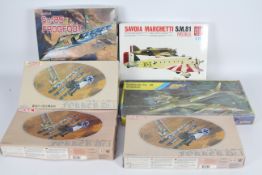 Six Aeroplane model kits comprising three Fokkers (Dragon 5901),