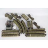 Hornby Dublo - A quantity of 3 rail track including 33 x Curves, 47 x Long Straights,