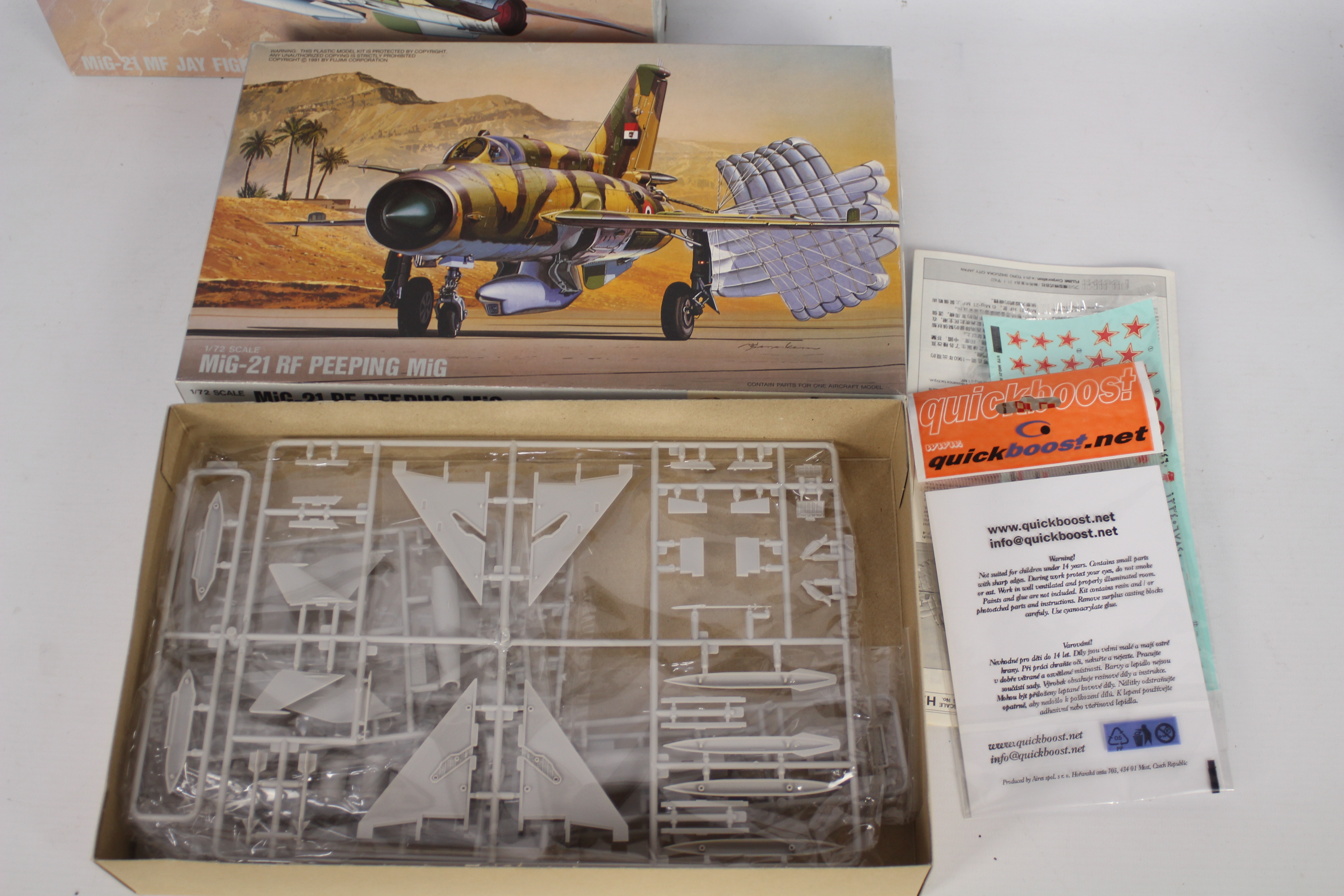 Fujimi - Four boxed 1;72 scale plastic military aircraft model kits. - Image 3 of 3