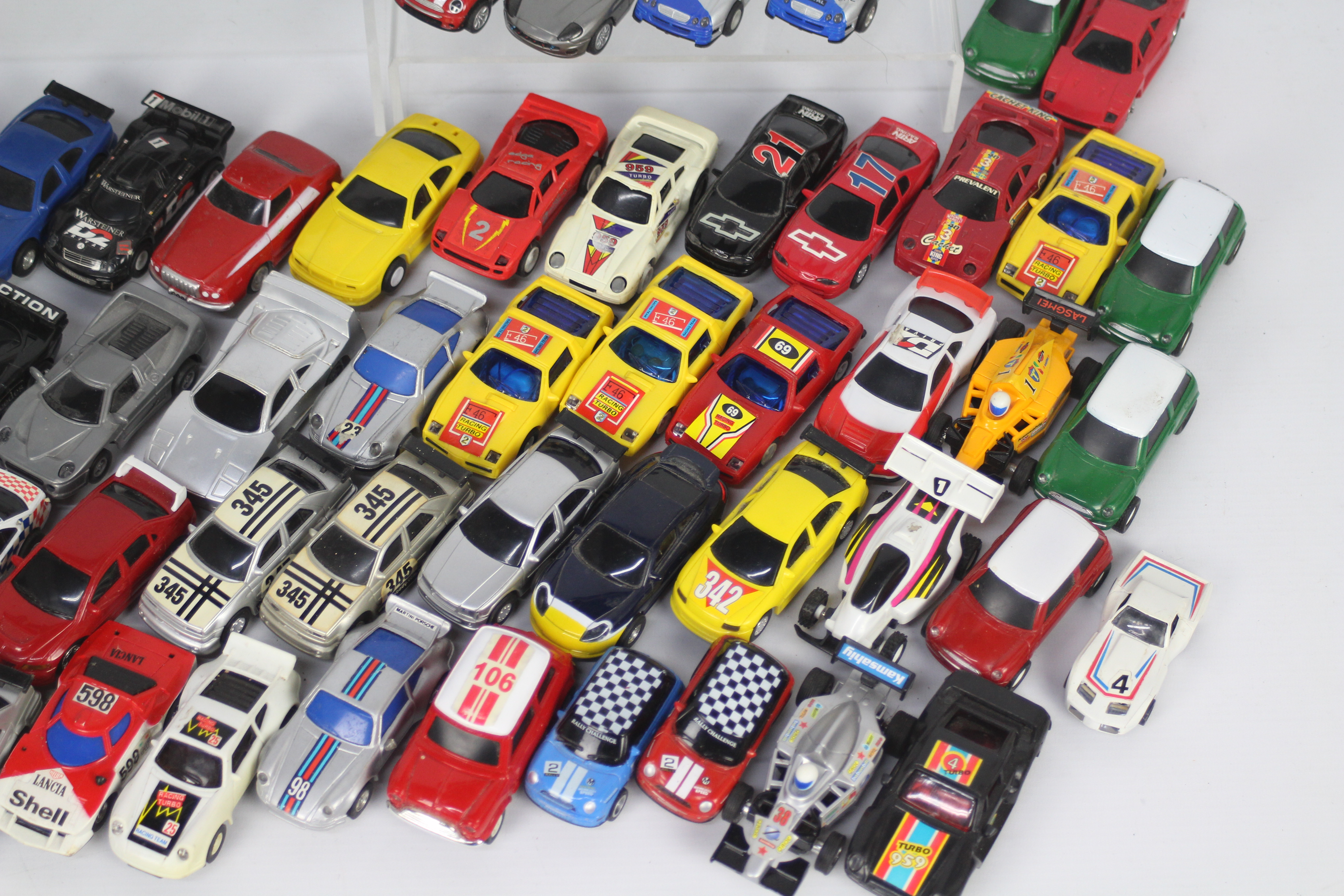 Scalextric - Carrera - A collection of 74 x unboxed small scale slot cars including some Micro - Image 4 of 4