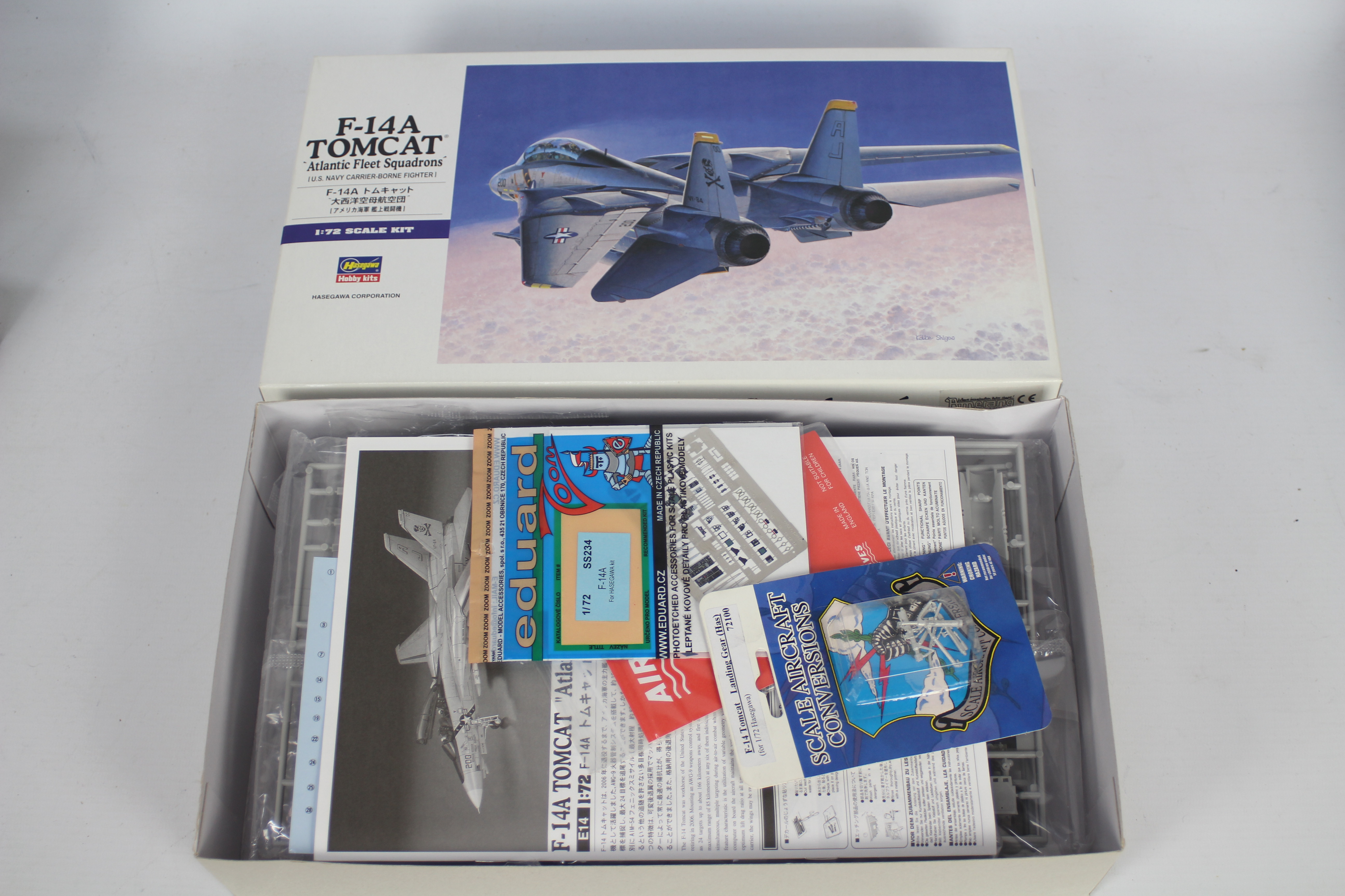 Hasegawa - Four boxed 1:72 scale plastic military aircraft model kits. - Image 3 of 3