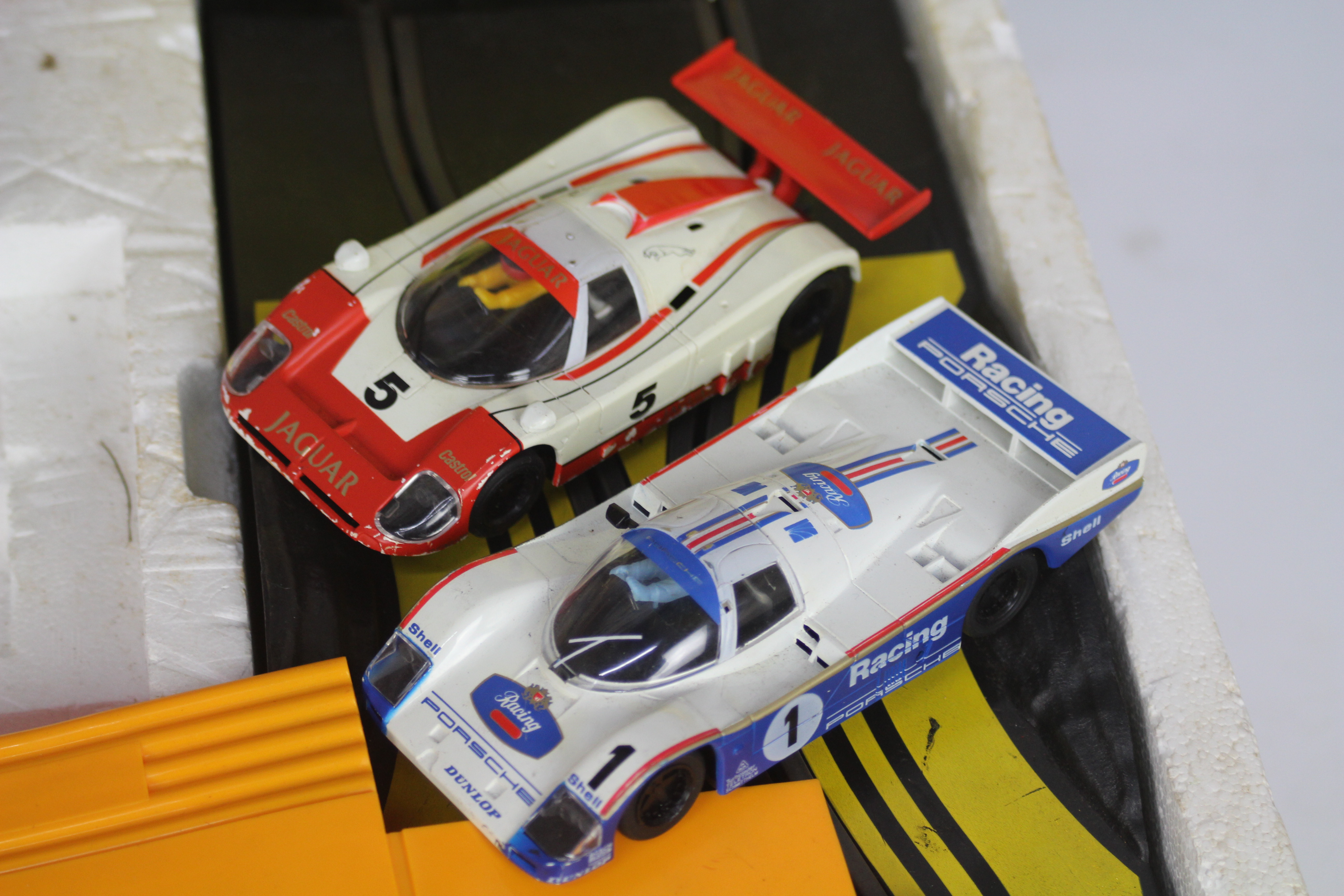 Scalextric - 2 x vintage boxed sets, # C742 Le Mans set with Porsche and Jaguar cars, - Image 4 of 6