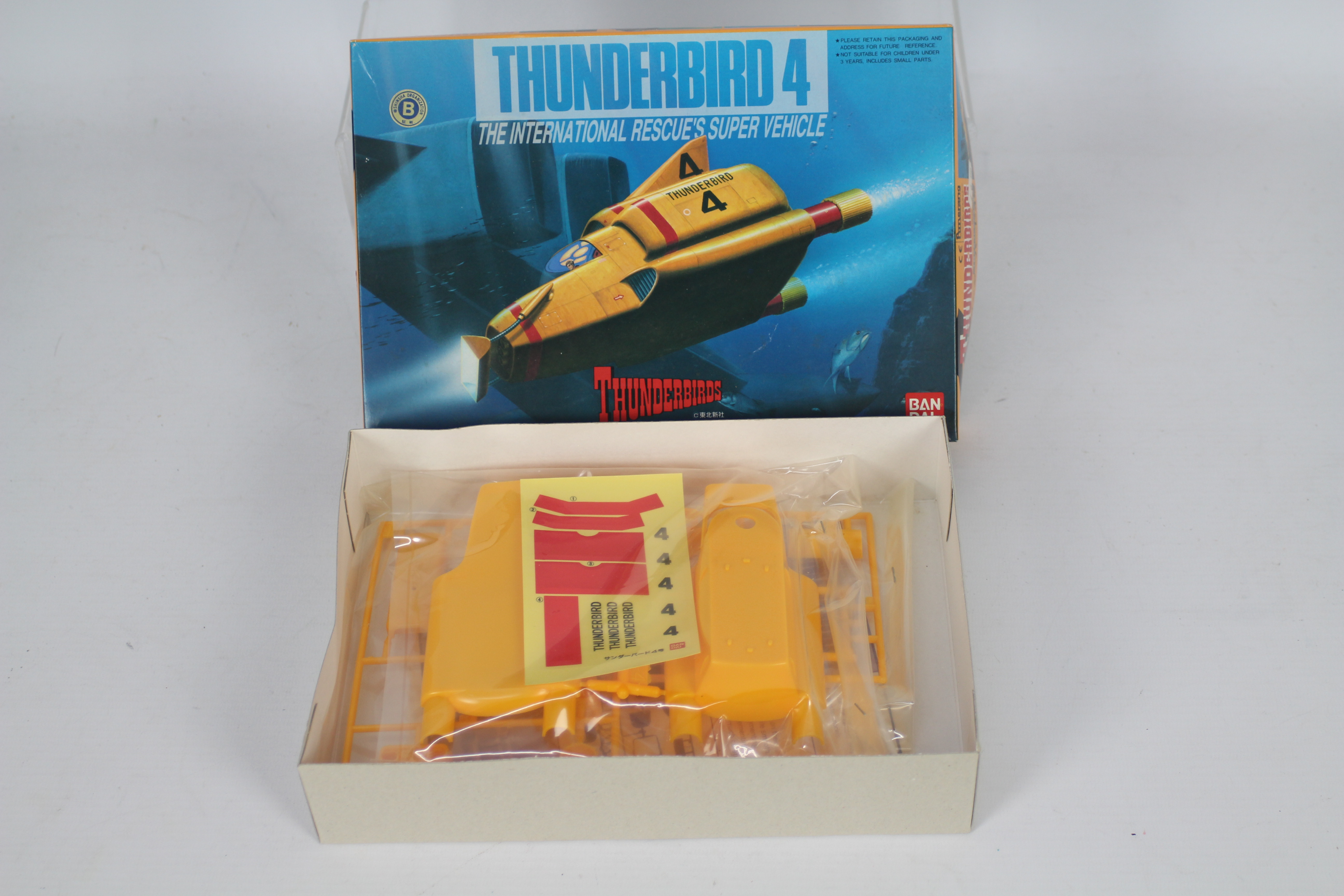 Bandai, IMAI Thunderbirds, Gerry Anderson - Four boxed vintage 'Thunderbirds' plastic model kits . - Image 3 of 4