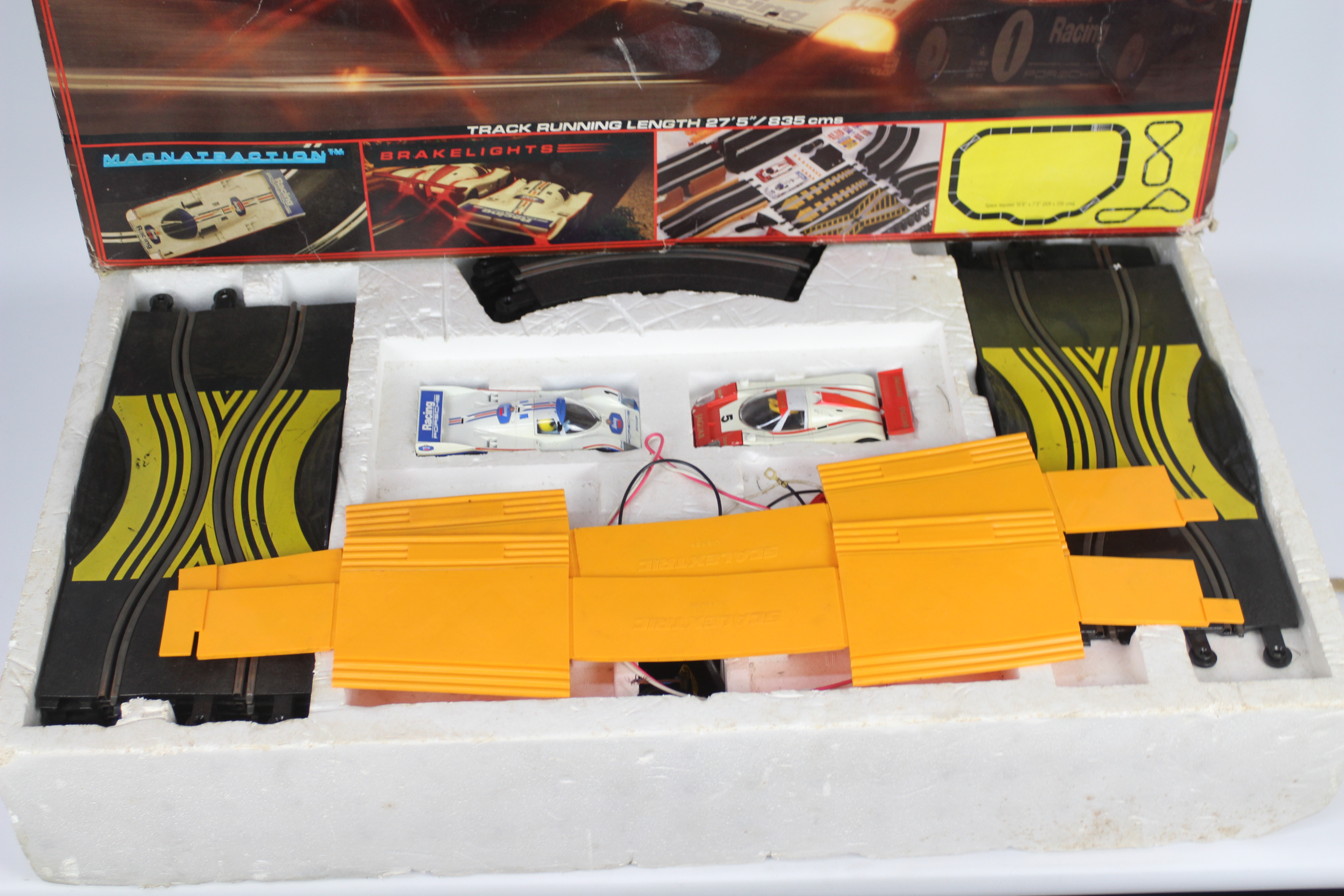 Scalextric - 2 x vintage boxed sets, # C742 Le Mans set with Porsche and Jaguar cars, - Image 3 of 6