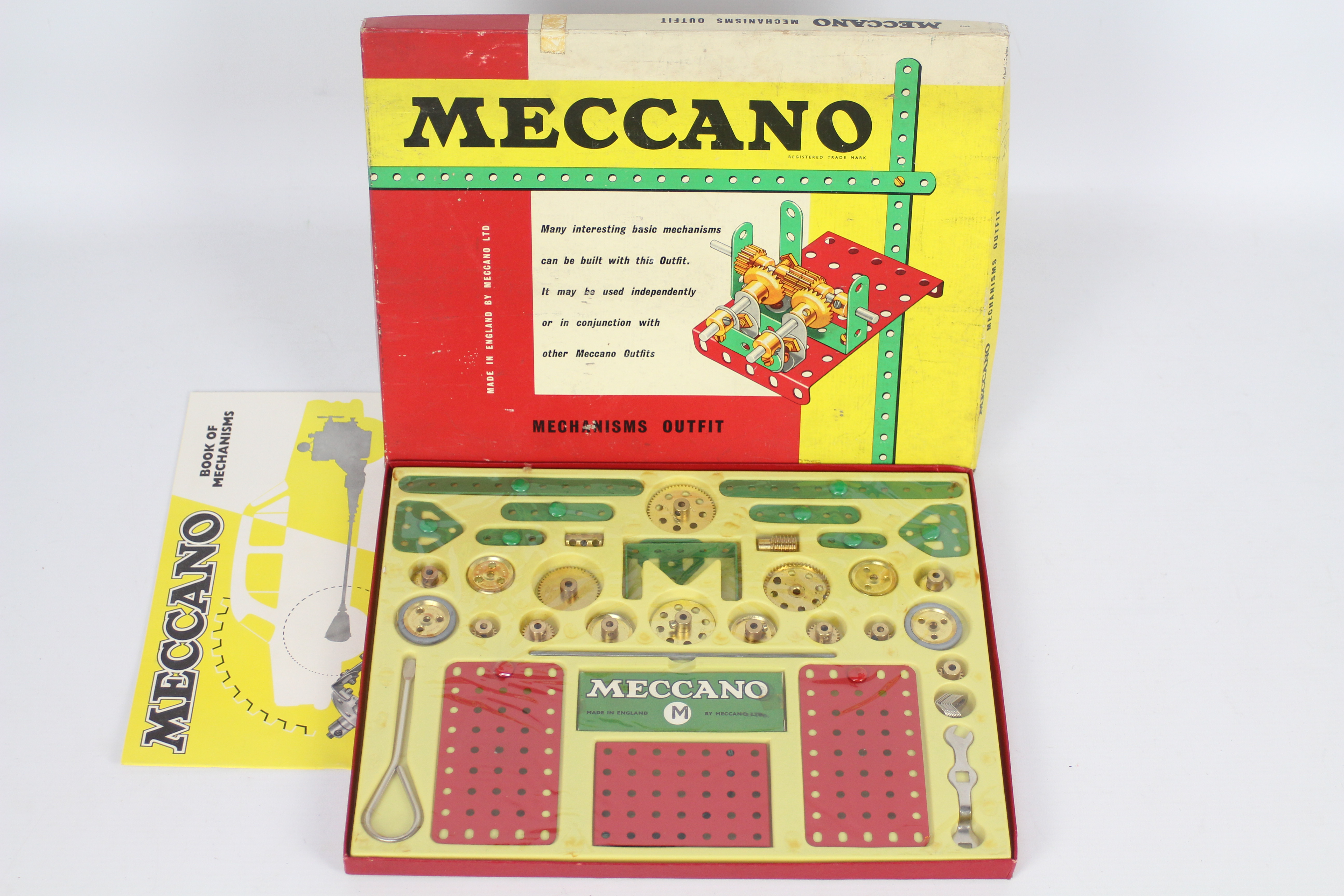 Meccano - A circa 1959 Meccano Mechanisms Outfit with the contents still covered in cellophane and - Image 2 of 5