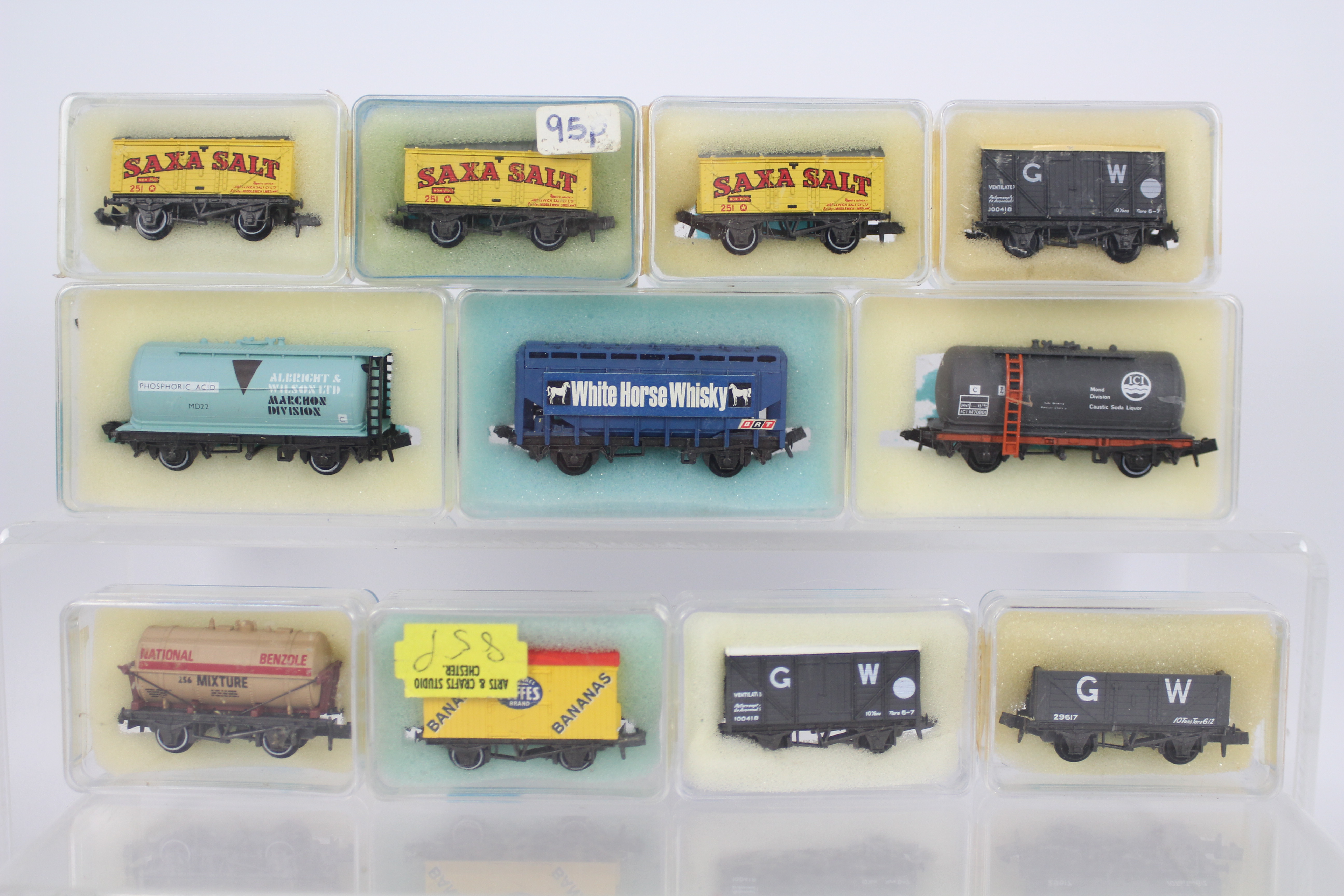 Peco - 16 N gauge goods / freight wagons (various), - Image 2 of 3