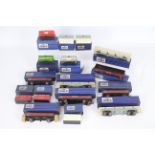 Hornby Dublo - 16 x boxed wagons including # 32080 Power Ethyl Petrol Tank Wagon,