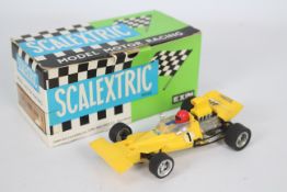 Scalextric Exin (Spain) - A boxed Scalextric Exin #4048 Tyrell Ford F1.