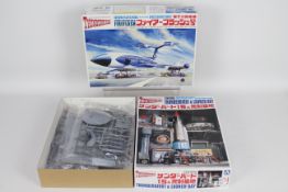 Aoshima - Two boxed 'Thunderbirds' plastic model kits from Aoshima.