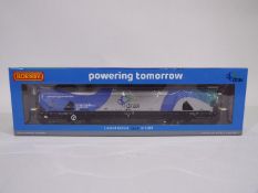 Hornby - A boxed limited edition 00 gauge Drax Biomass Swoosh Wagon. # R6723.