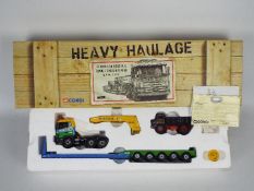 Corgi Heavy Haulage - A boxed Corgi Heavy Haulage Limited Edition CC12210 cania Low Loader & Thames