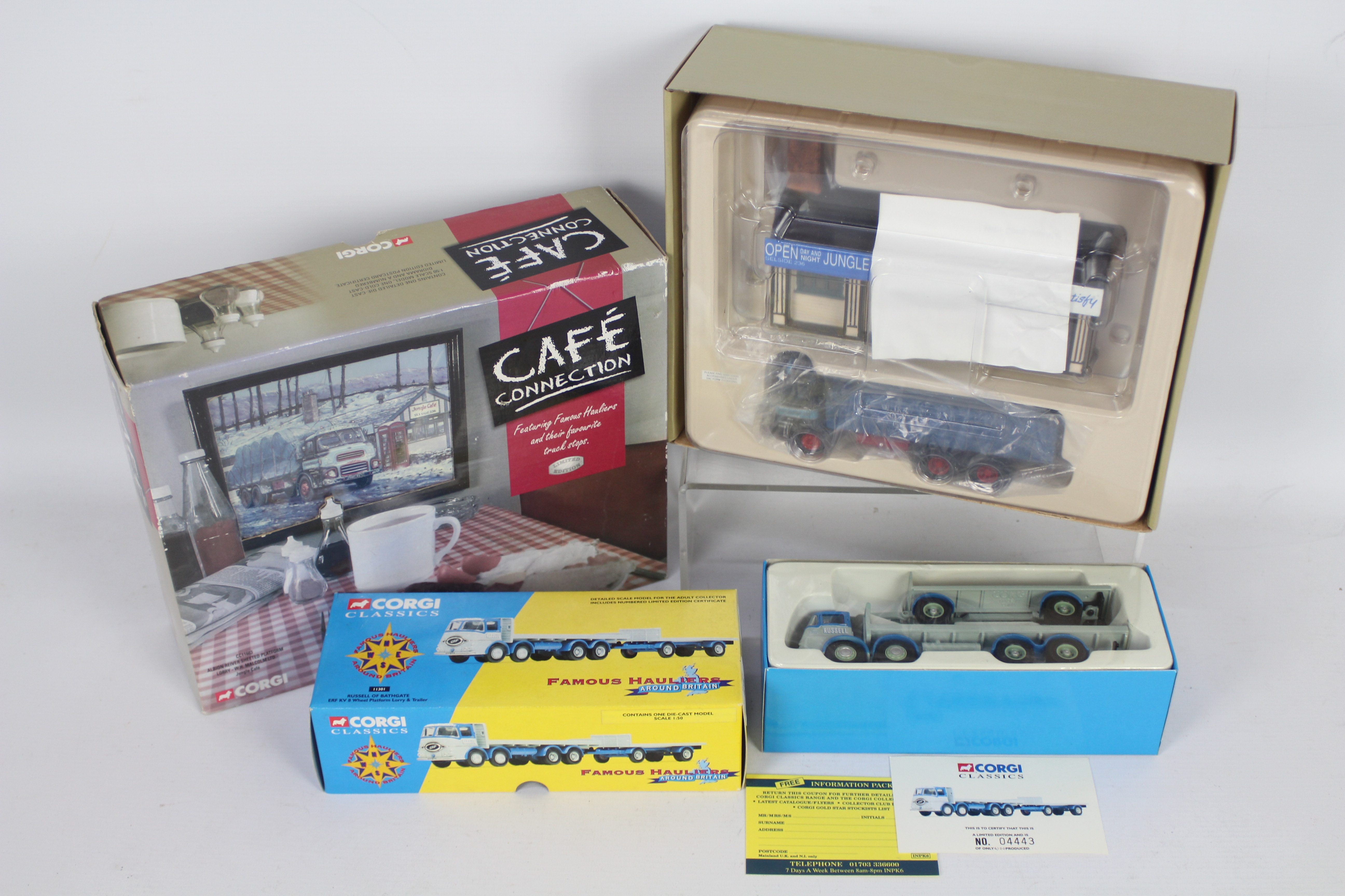 Corgi - Famous Hauliers - 2 x boxed limited edition trucks,