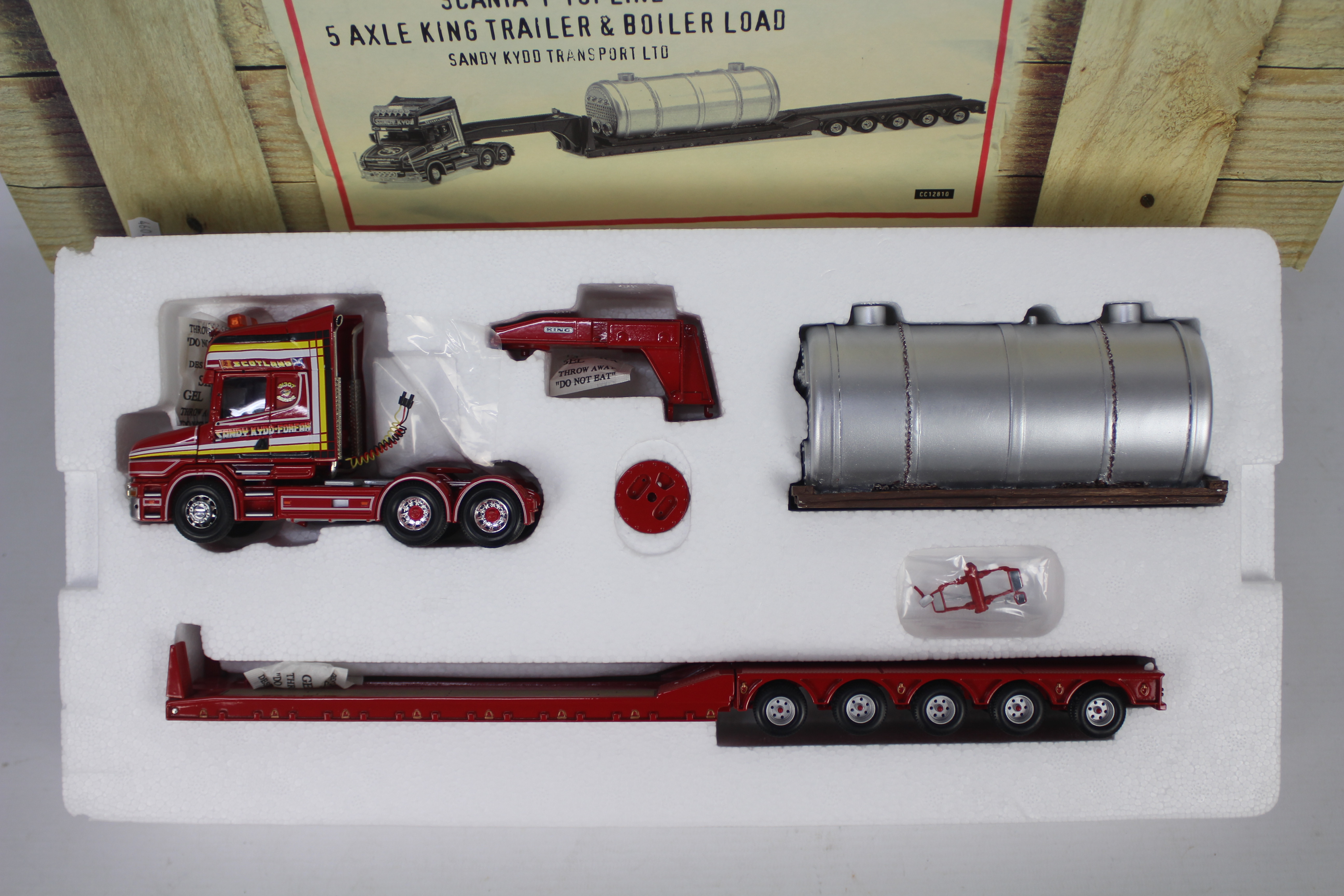 Corgi - Heavy Haulage - A boxed limited edition Scania T Topline 5 axle King trailer & boiler load - Image 2 of 3