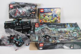 Lego - 3 x boxed sets including # 70165 Ultra Agents Mission HQ, # 42036 Motorcycle,