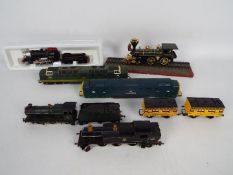Lima - Mainline - Airfix - Triang - A collection of 6 x locos and 2 carriages in 00 gauge including