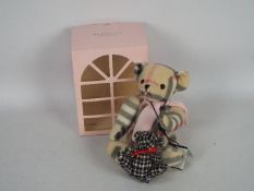 Burberry - A boxed Burberry Teddy Bear with an unmarked small check bear.