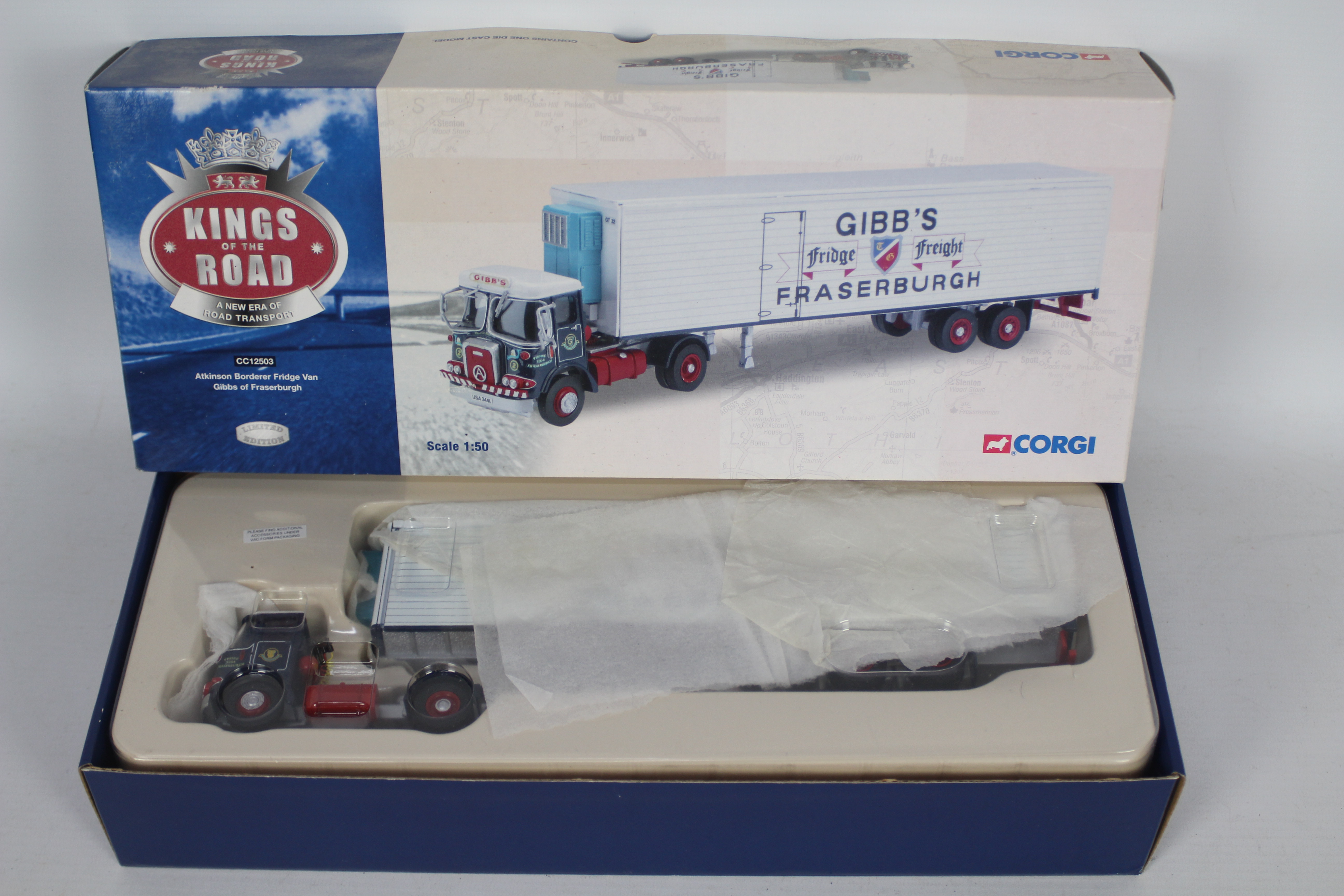 Corgi - Kings Of The Road - A boxed limited edition Atkinson Borderer Fridge Van in Gibbs of