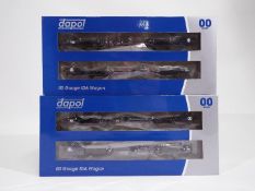 Dapol - 2 x boxed 00 gauge IDA Super Low 45 wagons. # 4F-054-001 and # 4F-054-002.