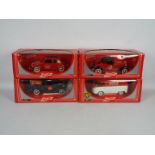 Solido - Four boxed 1:18 scale Solido 'Coca Cola' vehicles.