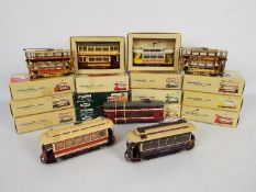 Corgi - Bachmann - 19 x trams in mostly 1:76 scale, fourteen are boxed.