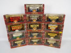 Corgi - 13 x boxed tram models in 1:76 scale including # C990/3 single deck in Derby Corporation