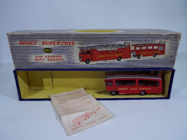 Dinky - A boxed Dinky Auto Services Car Transporter Trailer. # 983.
