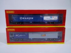 Hornby - 2 x boxed 00 gauge wagons,