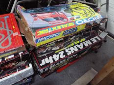 Scalextric - A large collection of Scalextric track and accessories for spares,