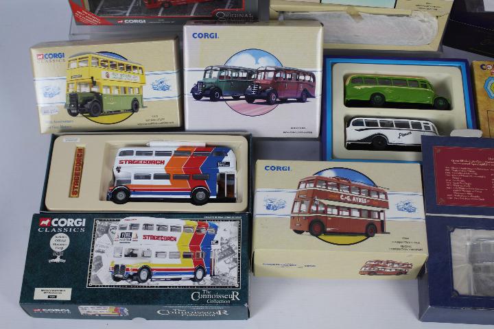 Corgi - 10 x boxed bus and tram models in various scales including # 97095 Lancashire Holiday Set - Image 4 of 4