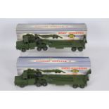 Dinky - 2 x boxed Mighty Antar Tank Transporters. # 660.