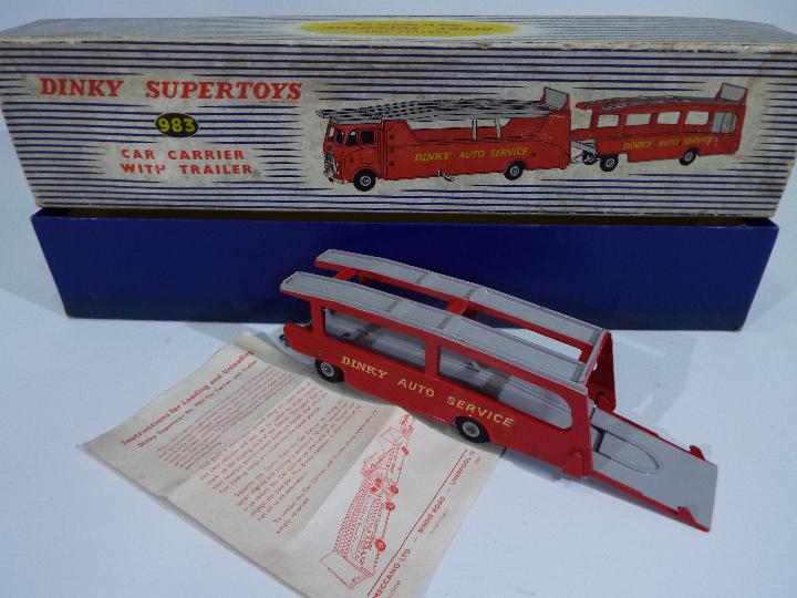 Dinky - A boxed Dinky Auto Services Car Transporter Trailer. # 983. - Image 2 of 3