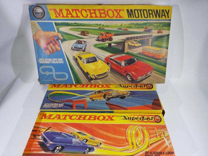 Matchbox - 3 x boxed Matchbox sets including Motorway # M-2,