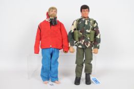 Palitoy, Action Man - Two unboxed vintage Action Man figures.