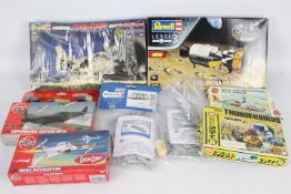 Airfix, Revell, Kitmaster, IMAI, Other - A group of boxed kits plastic model kits in various scales.