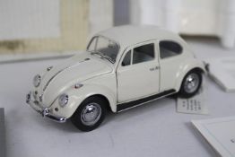 Franklin Mint - A boxed 1:24 scale 1967 Volkswagen Beetle.