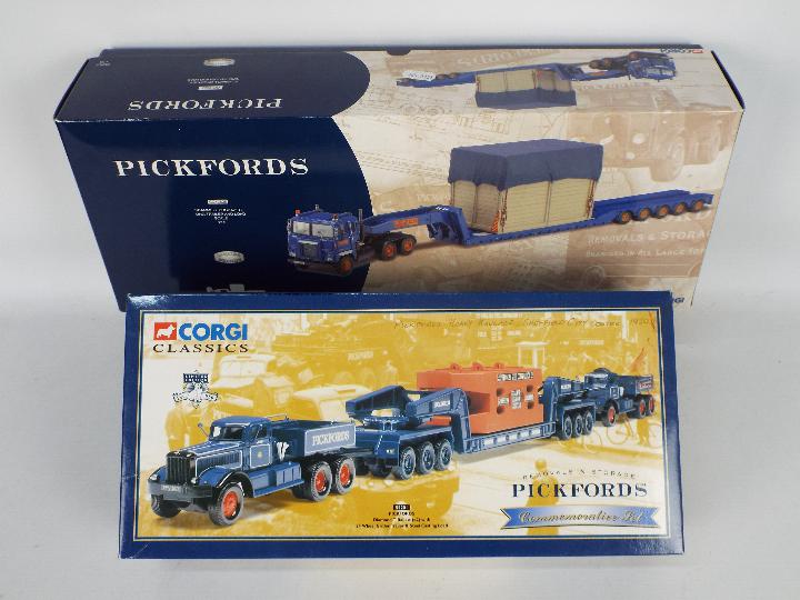 Corgi Classics - Two boxed Limited Edition diecast 1:50 scale Corgi 'Pickfords' sets.