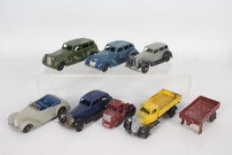 Dinky Toys - An unboxed grouping of seven Dinky Toys.