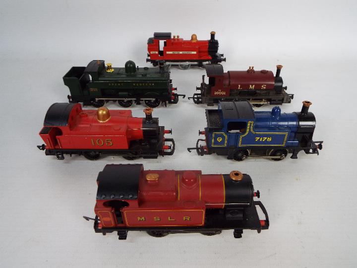 Hornby - 6 x unboxed 00 gauge tank locos including an 0-4-0 operating number 4 in MSLR livery, - Image 2 of 2