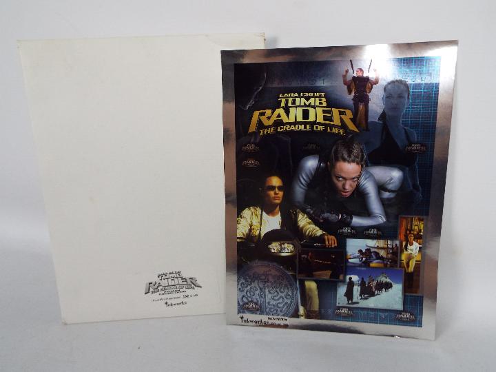 Inkworks - A limited edition Tomb Raider The Cradle Of Life uncut mini press sheet which is - Image 2 of 5