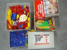 Meccano Plastic - A large quantity of 1970s Plastic Meccano including a set # 2 and 2 x Conversion