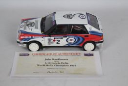 Sun Star - A signed limited edition 1:18 scale Lancia Delta 1991 World Rally Championship car