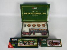 Corgi Classics - Three boxed diecast 1:50 scale 'Eddie Stobart' themed vehicles.