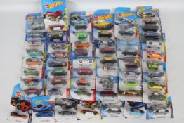 Hot Wheels - 50 x unopened carded Hot Wheels models including Dodge Charger # FKB08-D7C3,