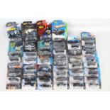 Hot Wheels - Batman - 46 x unopened carded Hot Wheels Batman vehicles including the TV series